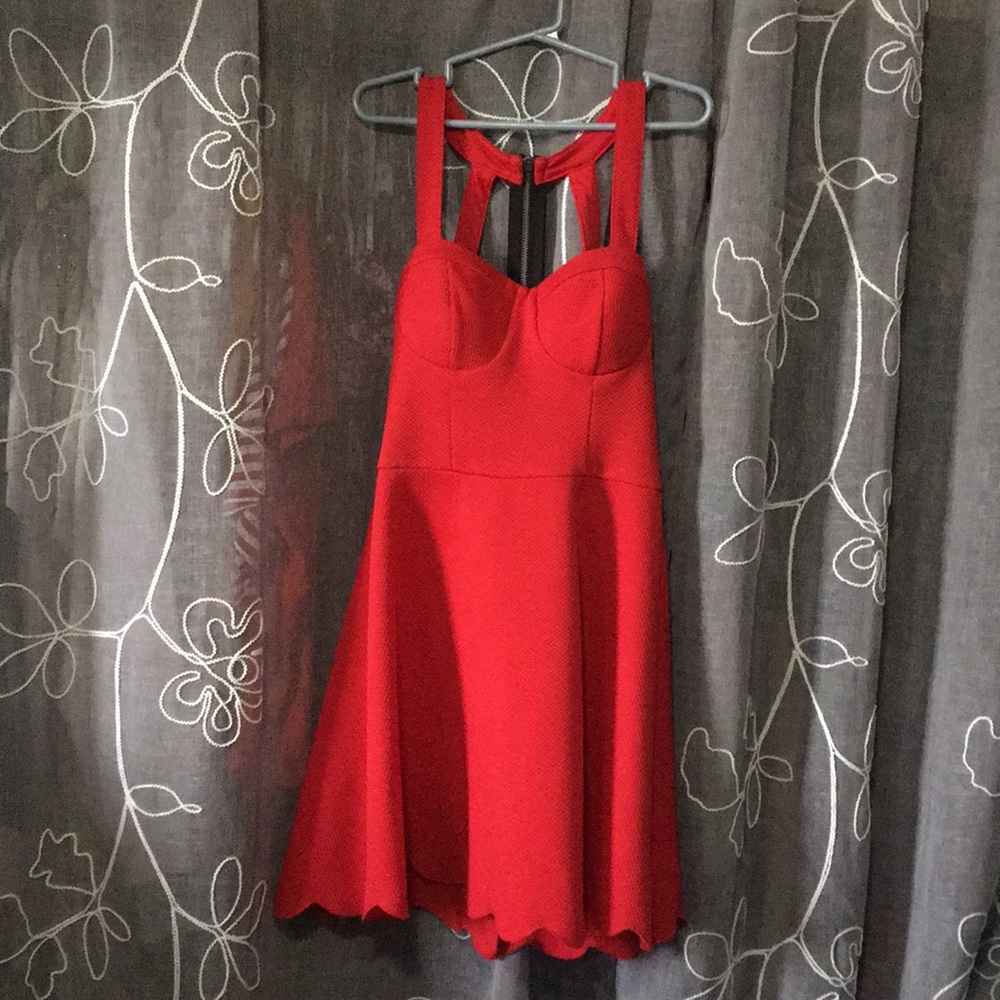 Red dress